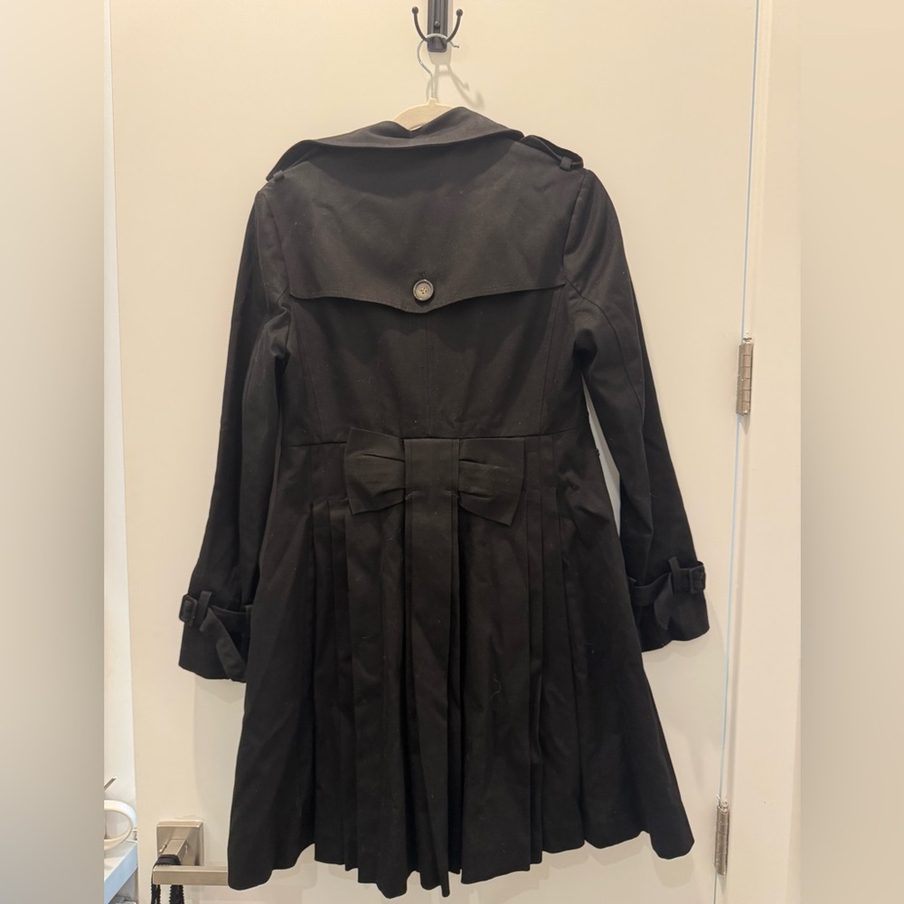 Sinclaire black trench coat
